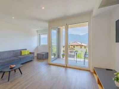 Wohnbereich der Wohnung LagreinRot Wohnbereich der Wohnung LagreinRot