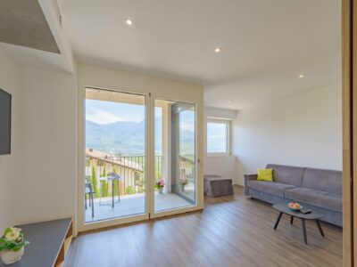 Heller Wohnbereich der Wohnung WeinLaub im Tholr Hof Heller Wohnbereich der Wohnung WeinLaub im Tholr Hof