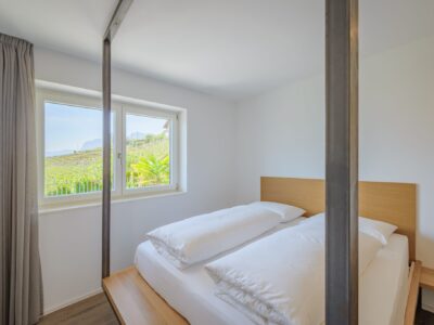 Schlafzimmer der Wohnung GwuerzerGold im Tholr Schlafzimmer der Wohnung GwuerzerGold im Tholr